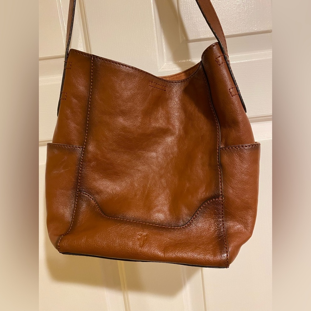 Brown Frye shoulder bag